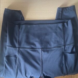 All in Motion High-Waist Black Athletic Leggings with Side Pockets